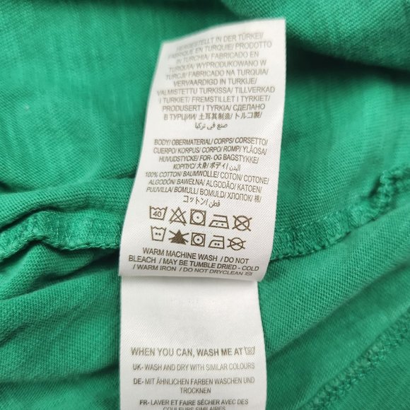 Mini Boden Star Pocket Slub T-Shirt in Sapling Green sz 8-9Y - Picture 7 of 7